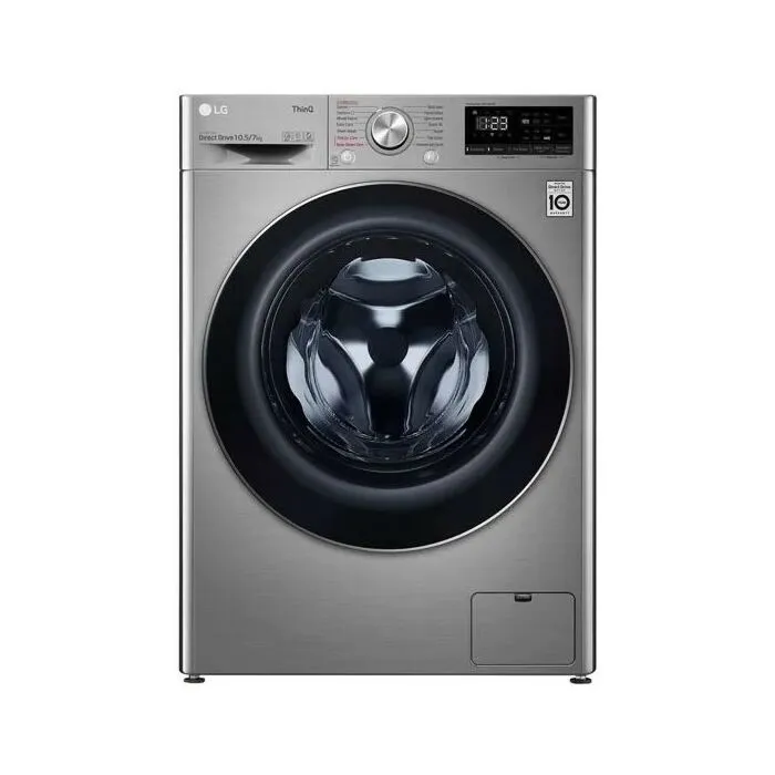 LG 10.5kg/7kg Washer Dryer Silver - F4V5RGP2T